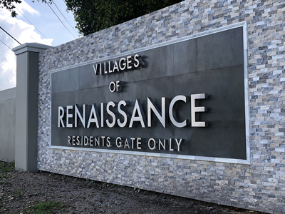 Renaissance Channel Letters Photo